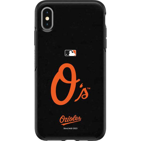 MLB Baltimore Orioles - Solid Distressed Otterbox Symmetry iPhone Skin