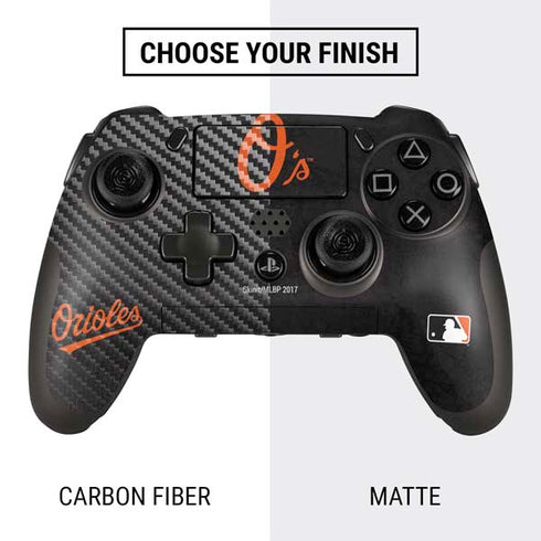 MLB Baltimore Orioles - Solid Distressed PlayStation Scuf Vantage 2 Controller Skin