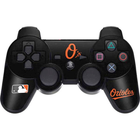 MLB Baltimore Orioles - Solid Distressed PS3 Dual Shock wireless controller Skin