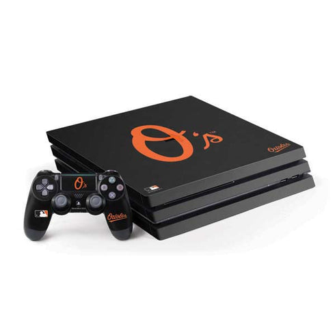 MLB Baltimore Orioles - Solid Distressed PS4 Pro Bundle Skin