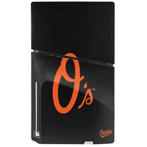 MLB Baltimore Orioles - Solid Distressed PS5 Slim Disk Console Skin