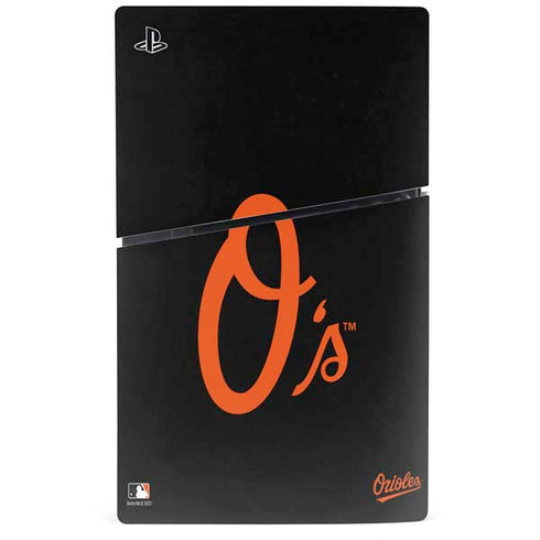 MLB Baltimore Orioles - Solid Distressed PS5 Slim Digital Edition Console Skin
