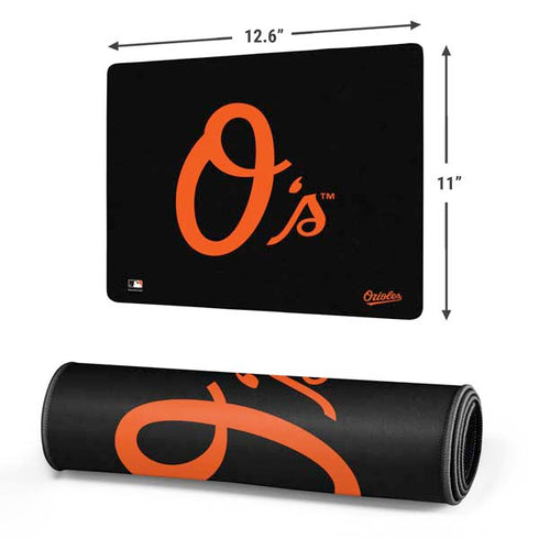 MLB Baltimore Orioles - Solid Distressed Gaming Mouse Pad