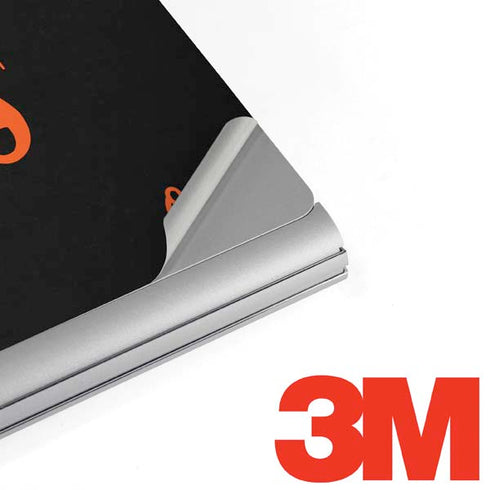 MLB Baltimore Orioles - Solid Distressed Surface Book 2 15in Skin