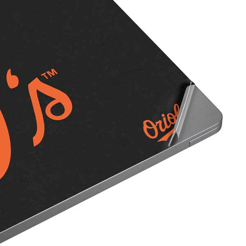 MLB Baltimore Orioles - Solid Distressed Surface Laptop 4 15in Skin