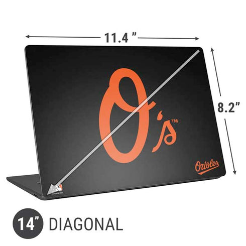 MLB Baltimore Orioles - Solid Distressed Universal Laptop 14in (11.4 x 8.2in) Skin