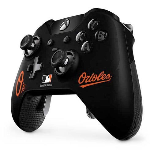 MLB Baltimore Orioles - Solid Distressed Xbox One Elite Controller Skin