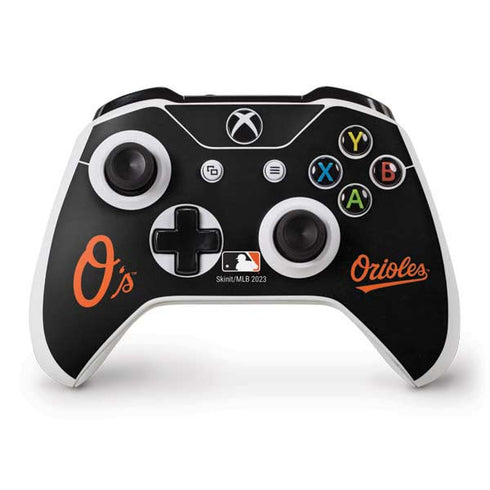 MLB Baltimore Orioles - Solid Distressed Xbox One S Controller Skin