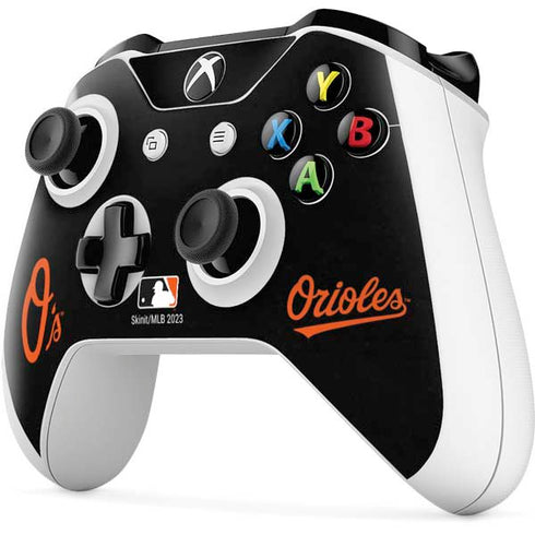 MLB Baltimore Orioles - Solid Distressed Xbox One S Controller Skin