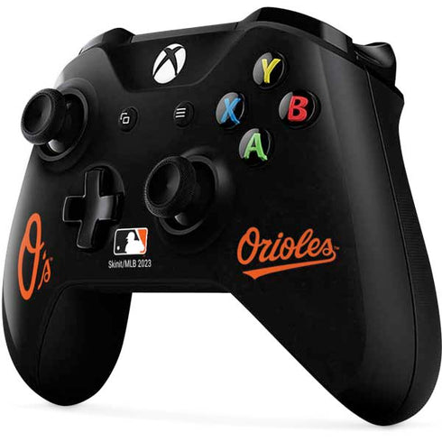 MLB Baltimore Orioles - Solid Distressed Xbox One X Controller Skin