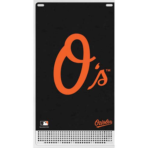 MLB Baltimore Orioles - Solid Distressed Xbox Series S Console Skin