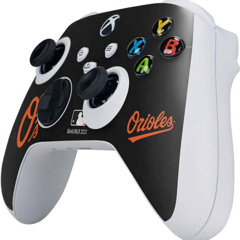 MLB Baltimore Orioles - Solid Distressed Xbox Series S Controller Skin