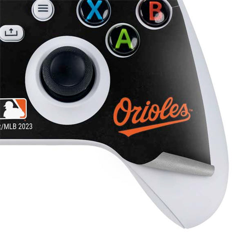 MLB Baltimore Orioles - Solid Distressed Xbox Series S Controller Skin