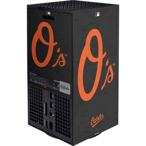 MLB Baltimore Orioles - Solid Distressed Xbox Series X Bundle Skin
