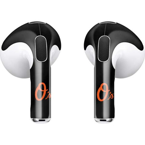 MLB Baltimore Orioles Alternate/Away Jersey Apple AirPods (3rd Gen 2021) Skin
