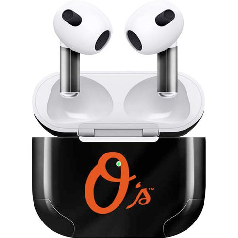 MLB Baltimore Orioles Alternate/Away Jersey Apple AirPods (3rd Gen 2021) Skin