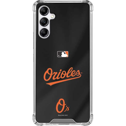 MLB Baltimore Orioles Alternate/Away Jersey Galaxy A14 5G Clear Case