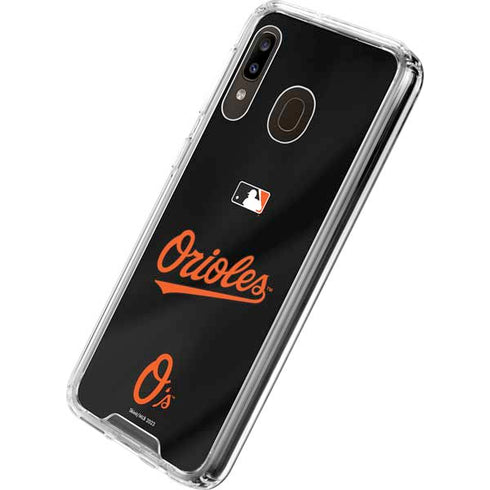 MLB Baltimore Orioles Alternate/Away Jersey Galaxy A30 Clear Case
