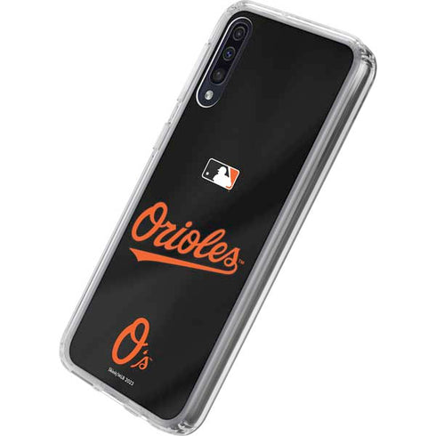 MLB Baltimore Orioles Alternate/Away Jersey Galaxy A50 Clear Case