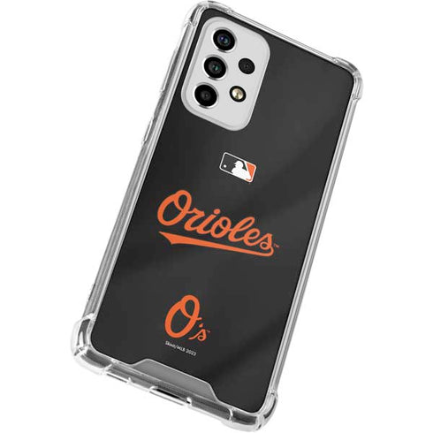 MLB Baltimore Orioles Alternate/Away Jersey Galaxy A53 5G Clear Case