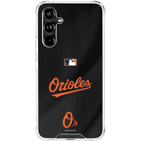 MLB Baltimore Orioles Alternate/Away Jersey Galaxy A54 5G Clear Case