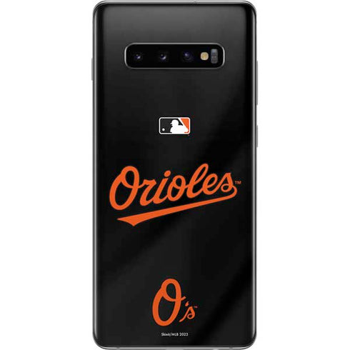 MLB Baltimore Orioles Alternate/Away Jersey Galaxy S10 Plus Skin