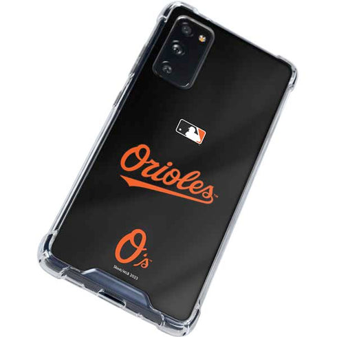 MLB Baltimore Orioles Alternate/Away Jersey Galaxy S20 FE Clear Case