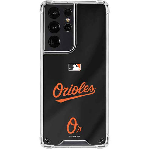 MLB Baltimore Orioles Alternate/Away Jersey Galaxy S21 Ultra 5G Clear Case