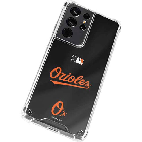MLB Baltimore Orioles Alternate/Away Jersey Galaxy S21 Ultra 5G Clear Case