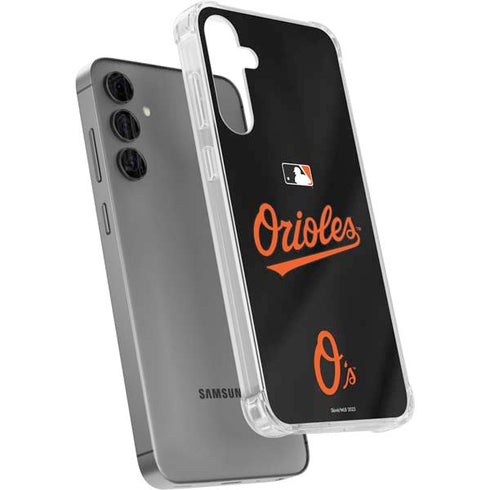 MLB Baltimore Orioles Alternate/Away Jersey Galaxy S24 Plus Clear Case