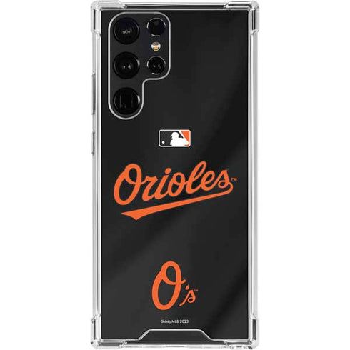 MLB Baltimore Orioles Alternate/Away Jersey Galaxy S24 Ultra Clear Case