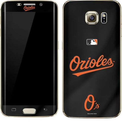 MLB Baltimore Orioles Alternate/Away Jersey Galaxy S7 Edge Skin