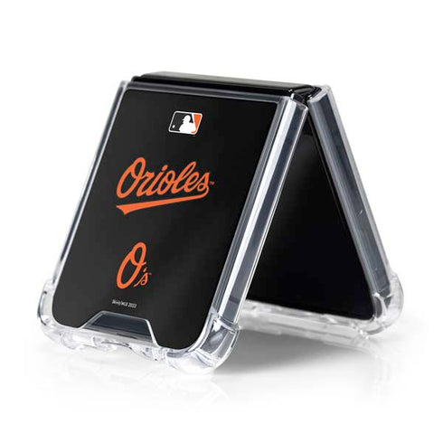 MLB Baltimore Orioles Alternate/Away Jersey Galaxy Z Flip5 5G Clear Case