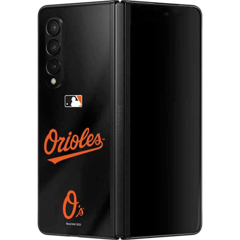 MLB Baltimore Orioles Alternate/Away Jersey Galaxy Z Fold3 5G Skin