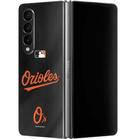 MLB Baltimore Orioles Alternate/Away Jersey Galaxy Z Fold4 5G Skin