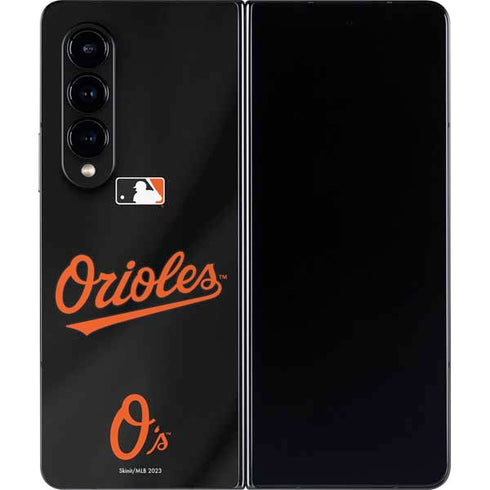 MLB Baltimore Orioles Alternate/Away Jersey Galaxy Z Fold4 5G Skin