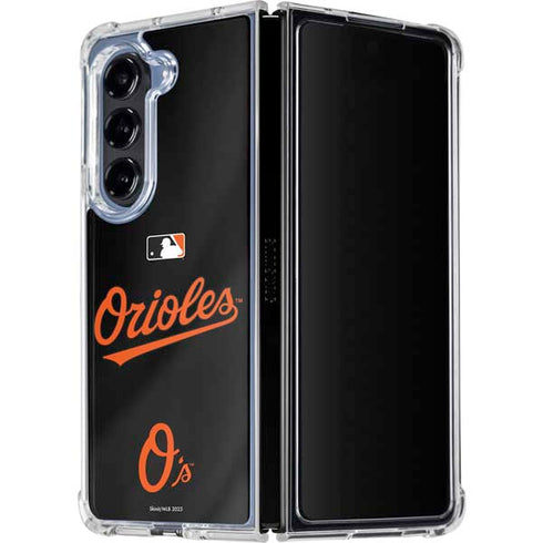 MLB Baltimore Orioles Alternate/Away Jersey Galaxy Z Fold5 5G Clear Case