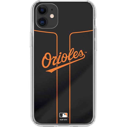 MLB Baltimore Orioles Alternate/Away Jersey iPhone 11 Clear Case