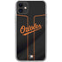 MLB Baltimore Orioles Alternate/Away Jersey iPhone 11 Clear Case