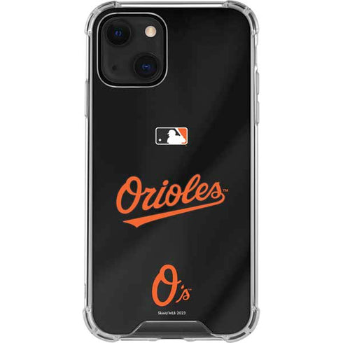 MLB Baltimore Orioles Alternate/Away Jersey iPhone 15 Plus Clear Case