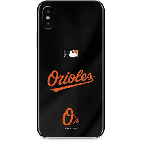 MLB Baltimore Orioles Alternate/Away Jersey iPhone XS Skin