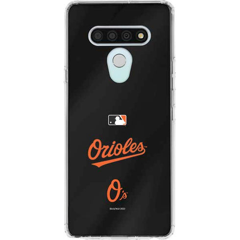 MLB Baltimore Orioles Alternate/Away Jersey LG Stylo 6 Clear Case
