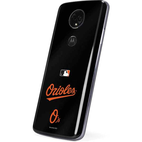 MLB Baltimore Orioles Alternate/Away Jersey Moto E5 Plus Skin