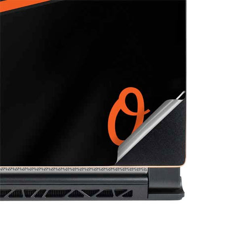 MLB Baltimore Orioles Alternate/Away Jersey MSI GS65 Stealth Laptop Skin