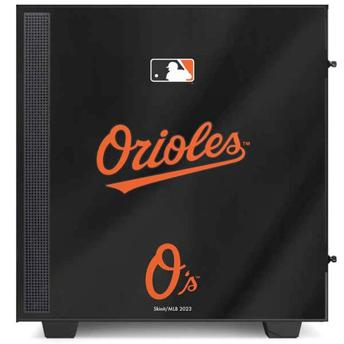 MLB Baltimore Orioles Alternate/Away Jersey NZXT H510 Compact ATX Mid-Tower Case Skin