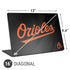 MLB Baltimore Orioles Alternate/Away Jersey Universal Laptop 16in (13 x 9.4in) Skin