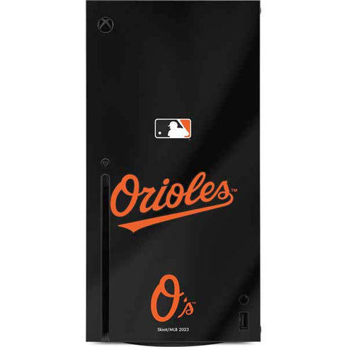 MLB Baltimore Orioles Alternate/Away Jersey Xbox Series X Console Skin