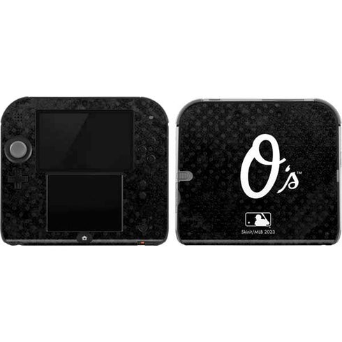 MLB Baltimore Orioles Dark Wash Nintendo 2DS Skin