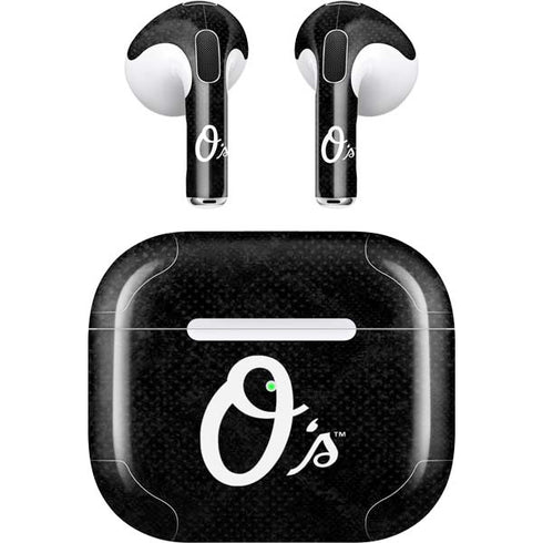 MLB Baltimore Orioles Dark Wash Apple AirPods (3rd Gen 2021) Skin