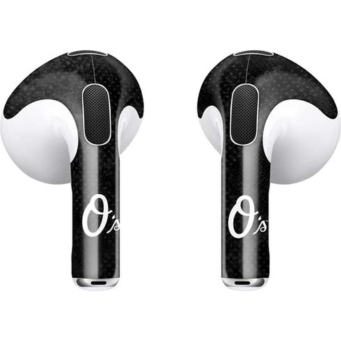 MLB Baltimore Orioles Dark Wash Apple AirPods (3rd Gen 2021) Skin